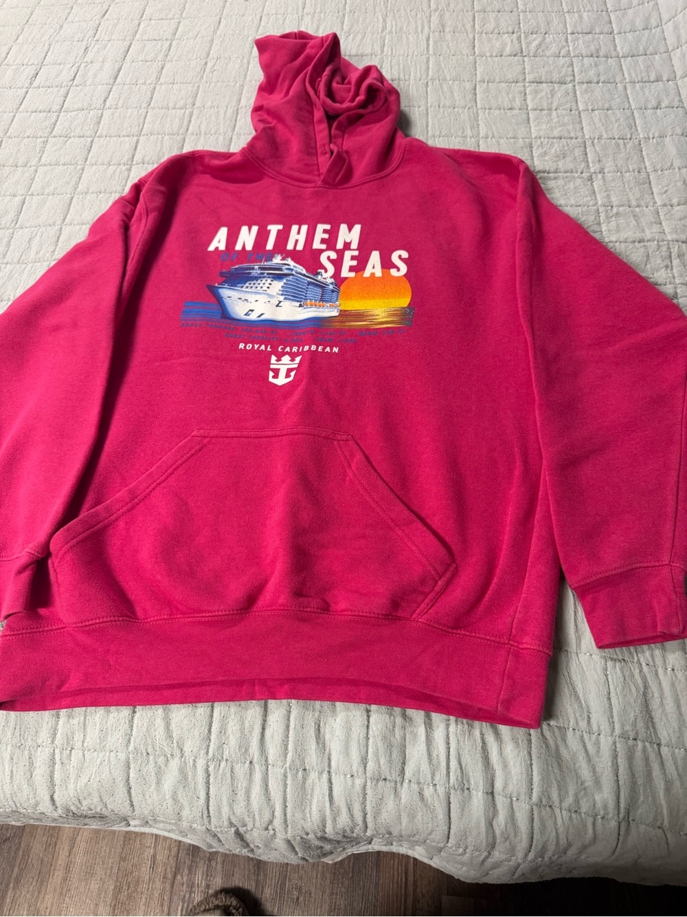 Royal Caribbean Anthem of the Seas Pink Pullover Hoodie